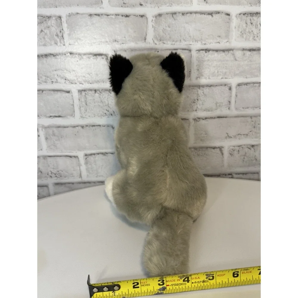 Siberian Husky‎ Plush Stuffed Animal Puppy Gray White Blue Eyes